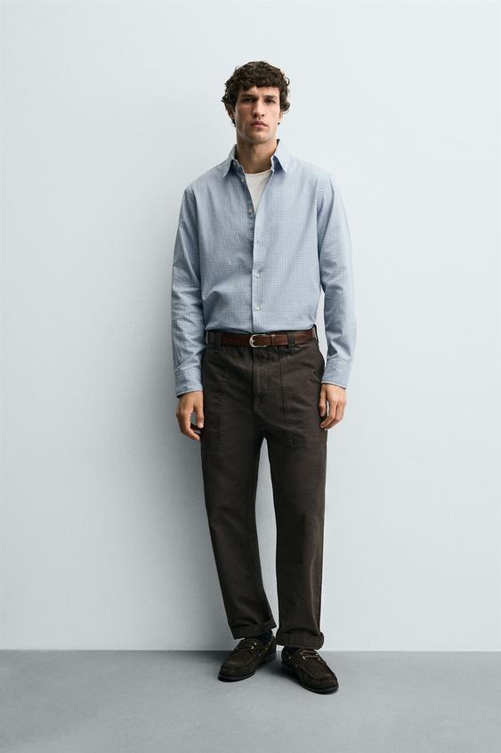 REGULAR FIT PLAID SHIRT