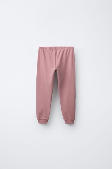 2-6 YEARS / PLAIN RIBBED PYJAMAS - Pink by Zara - Image 4