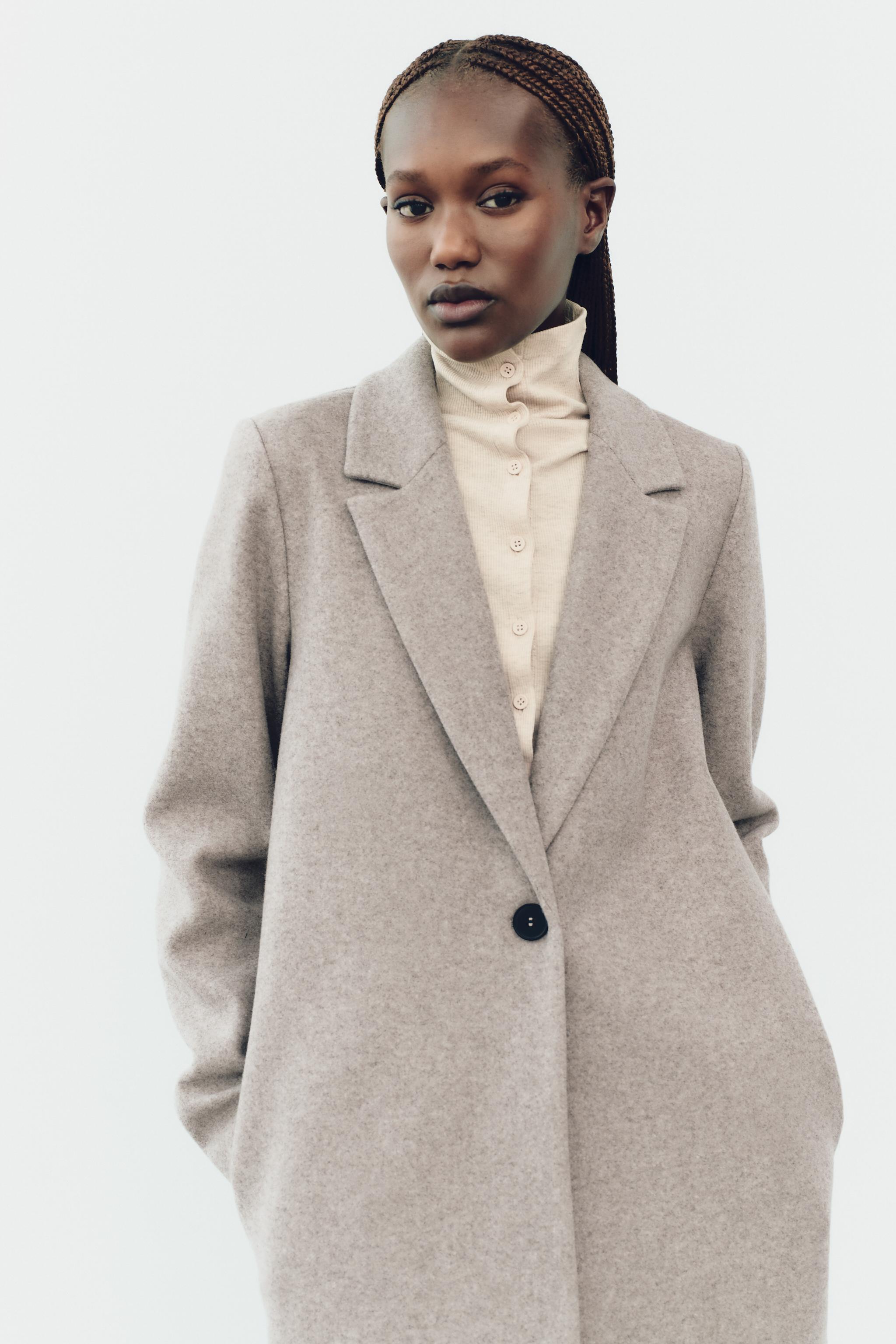 ベーシックソフトコート - ベージュマール | ZARA Japan / 日本
