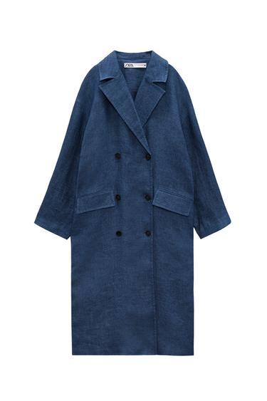 BUTTONED LINEN COAT LIMITED EDITION