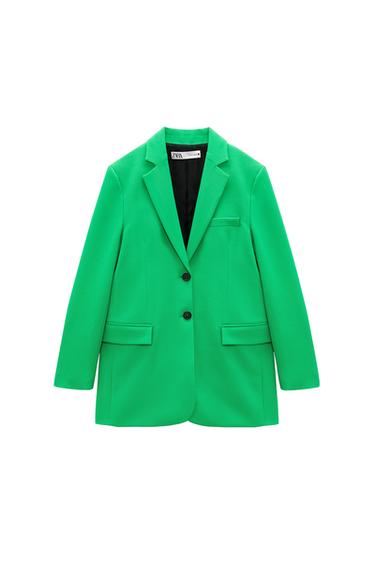 STRAIGHT CUT BLAZER WITH POCKETS