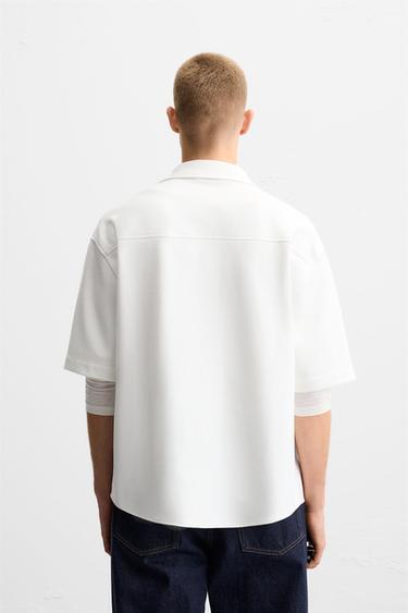SURCHEMISE CONFORT - Blanc cassé de Zara - Image 2