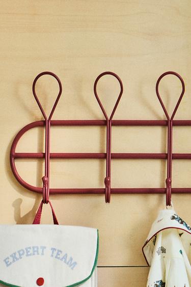 CHILDREN'S IRON CLOTHES RACK - Red by Zara