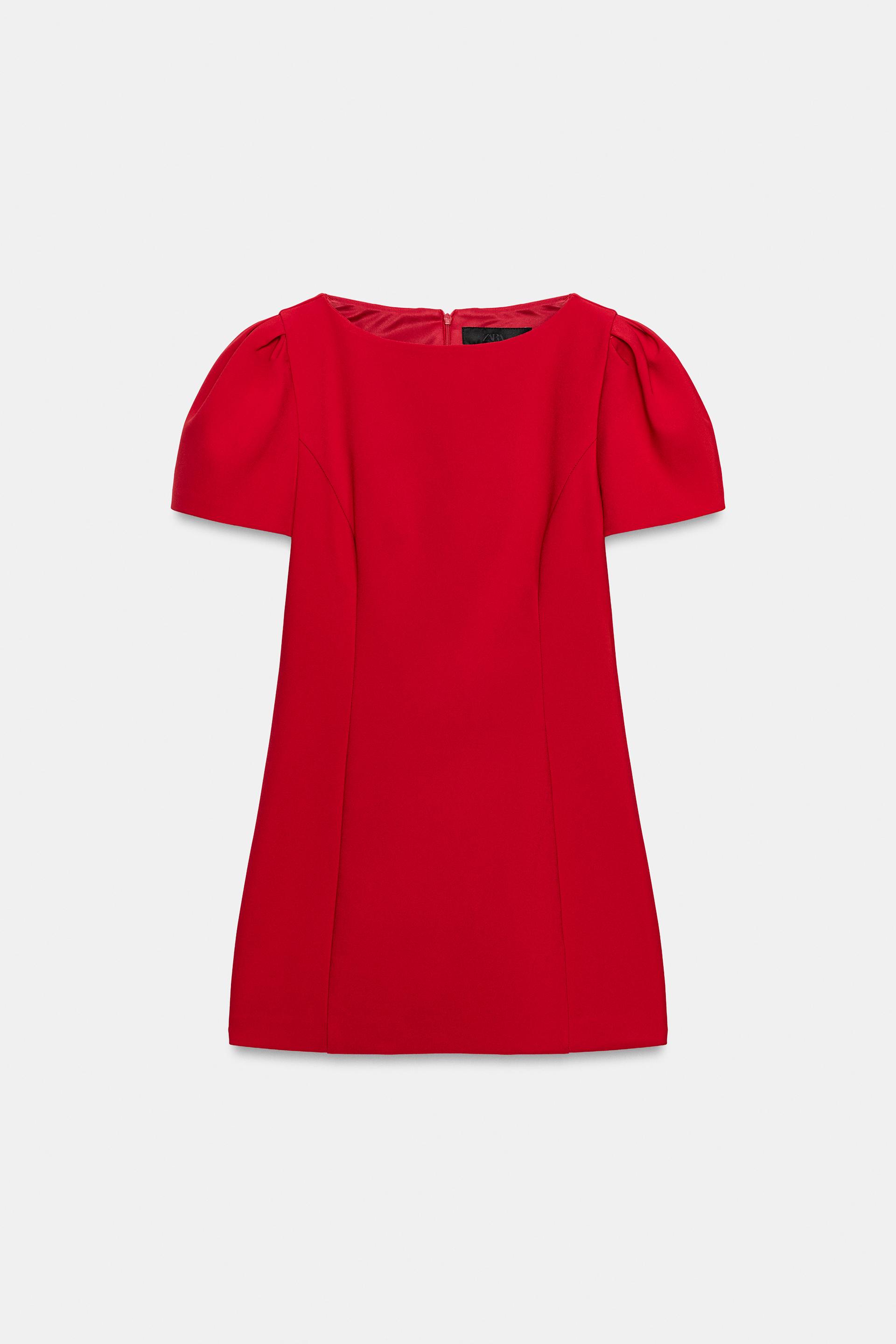 Short Puff Sleeve Jumpsuit Dress