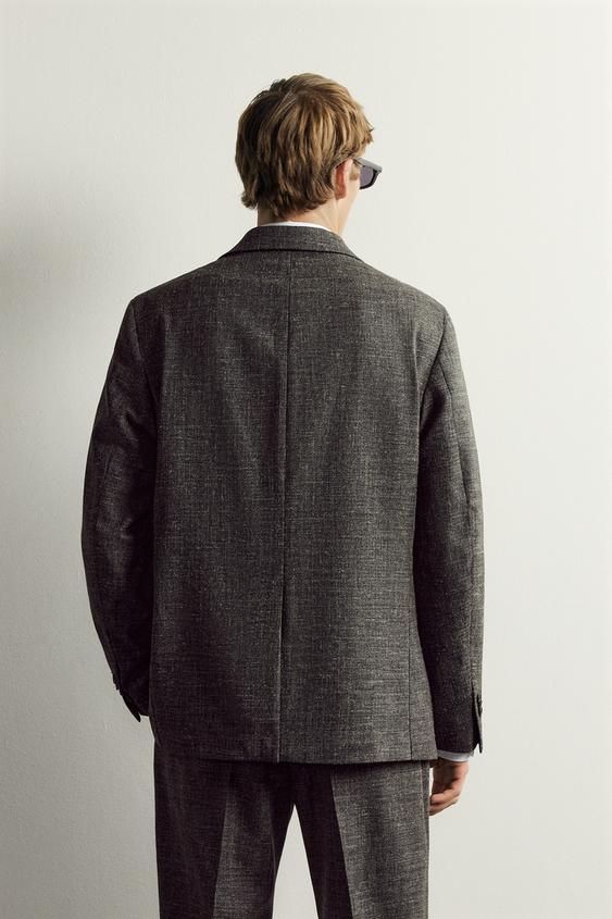 BLAZER COSTUME LAINE - LIN AARON LEVINE X ZARA - Noir de Zara - Image 2