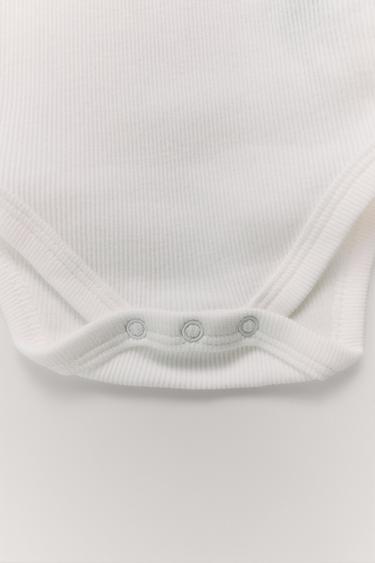 PACK CINCO BODIES MANGA SISA BORDADO SUIZO - Rosa de Zara