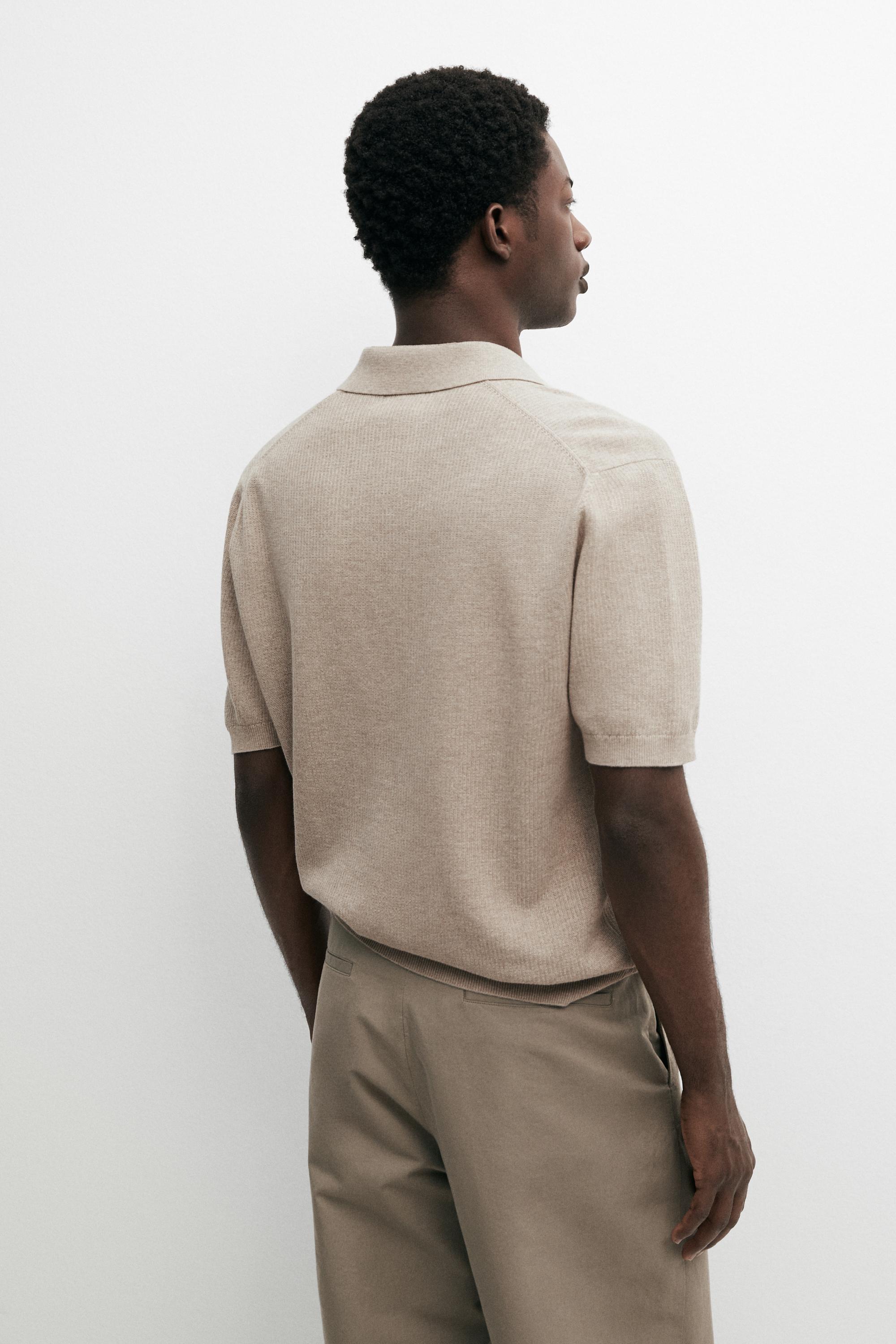 Pull polo maille 100 % coton
