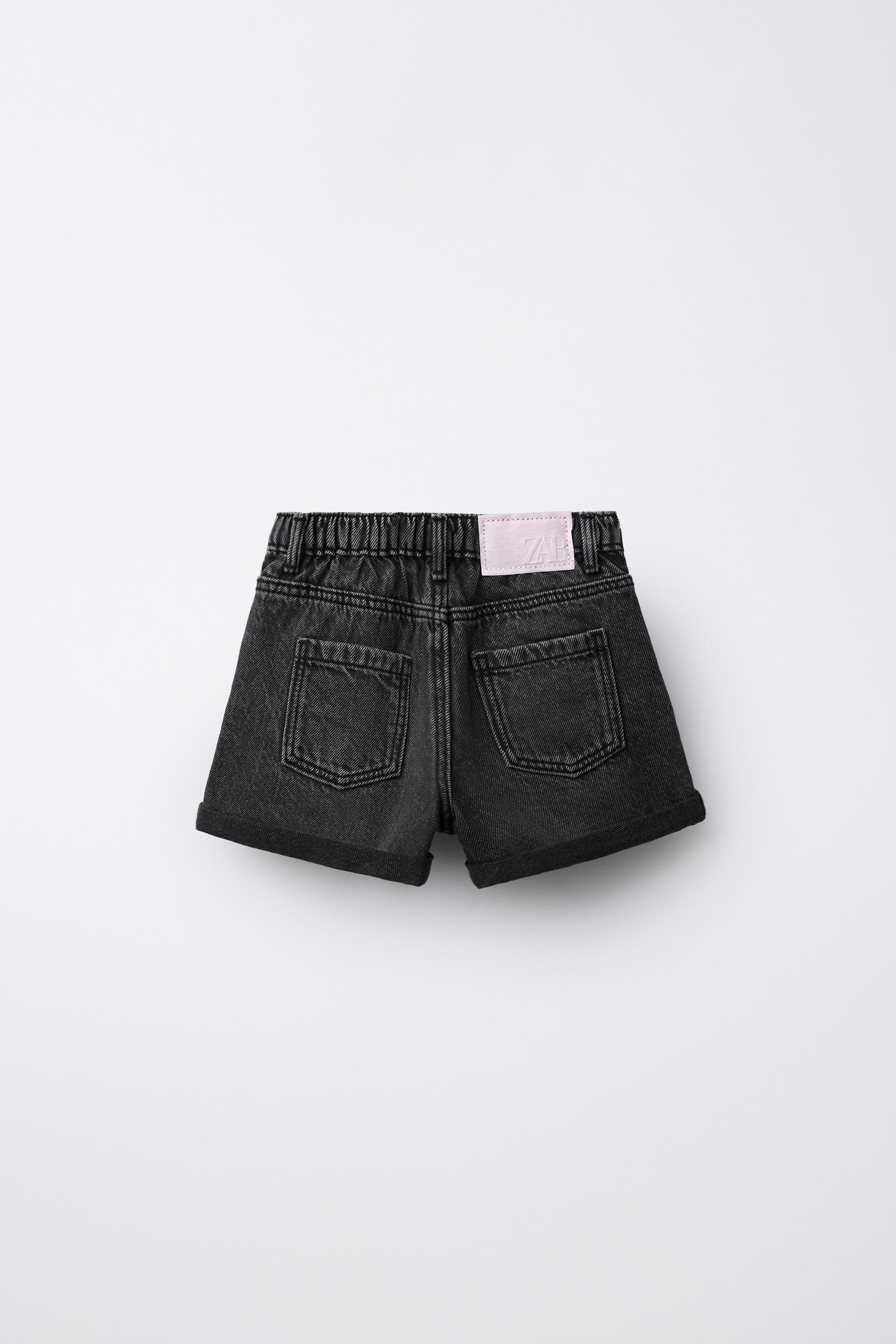 MOM FIT DENIM SHORTS