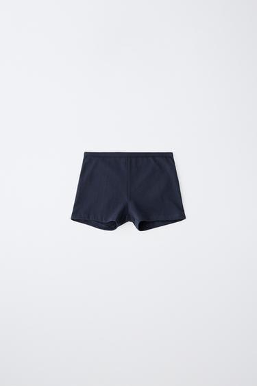 8-14 ЛЕТ / НАБОР ИЗ 2 ОДНОТОННЫХ ТРУСИКОВ-КЮЛОТОВ — МОРСКОЙ СИНИЙ от Zara