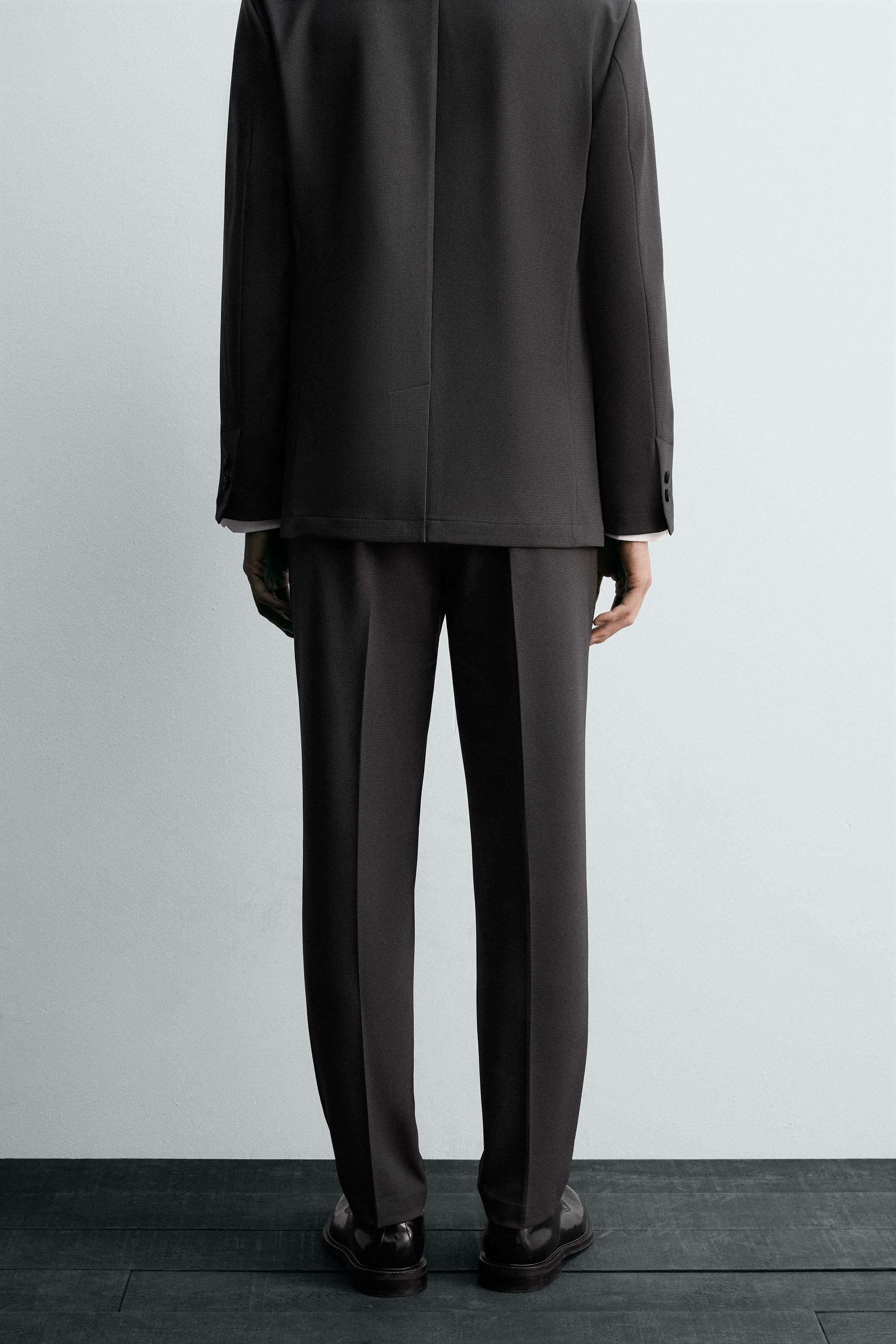 ZARA ブルー系 チェック柄 スーツ USA36/30 ZARA - ZARA MAN☆新品タグ付☆チェック柄☆セットアップ