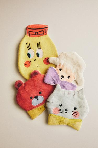 PACK POSAVASOS INFANTILES FORMAS X THE ANIMALS OBSERVATORY (PACK DE 4) - Multicolor de Zara