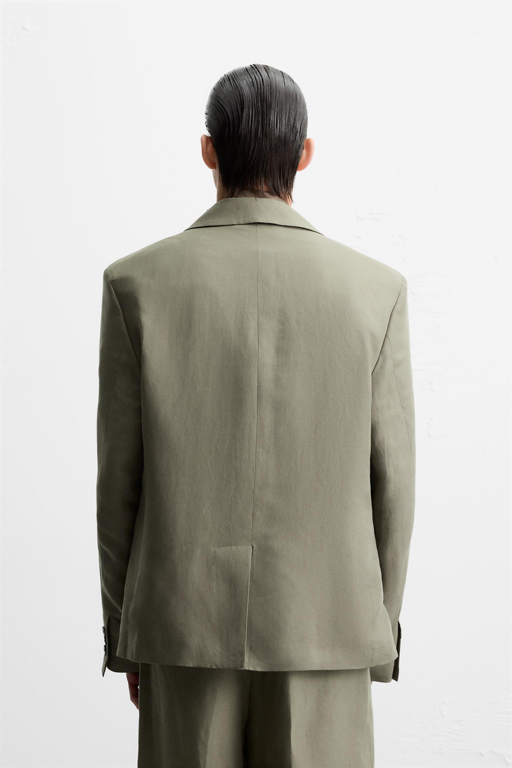 ZARA ベルベット タキシード 50周年記念ウール混ダーツ入りパンツ - ブラック | ZARA Japan