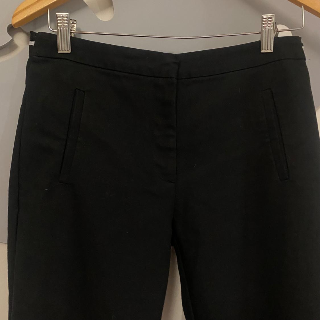 PANTALÓN RECTO NEGRO M CON CINTURILLA RAYA - Image 4