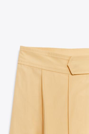 JUPE MIDI ZW COLLECTION - Jaune de Zara - Image 6