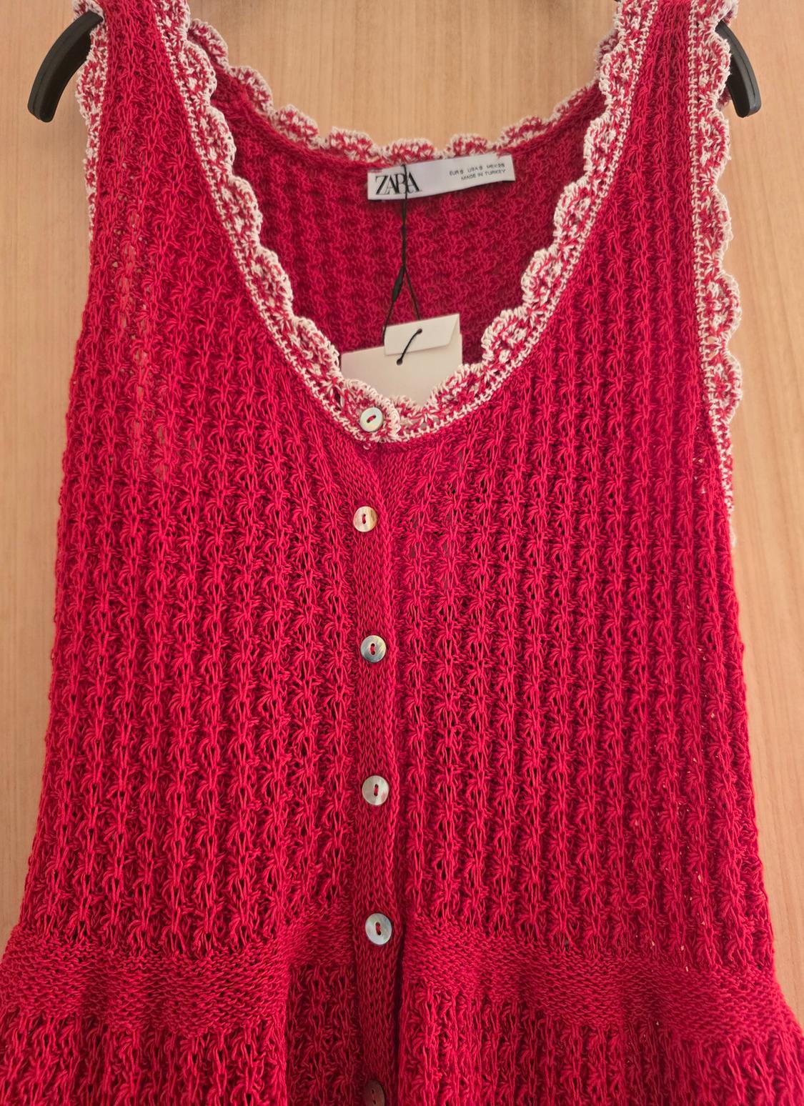 POINTELLE KNIT MINI DRESS - Image 3
