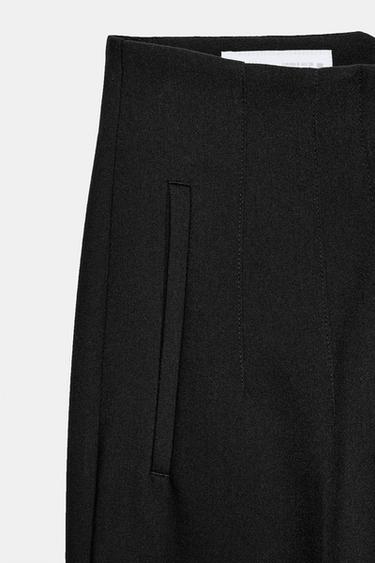 PANTALON TAILLE HAUTE - Noir de Zara - Image 7