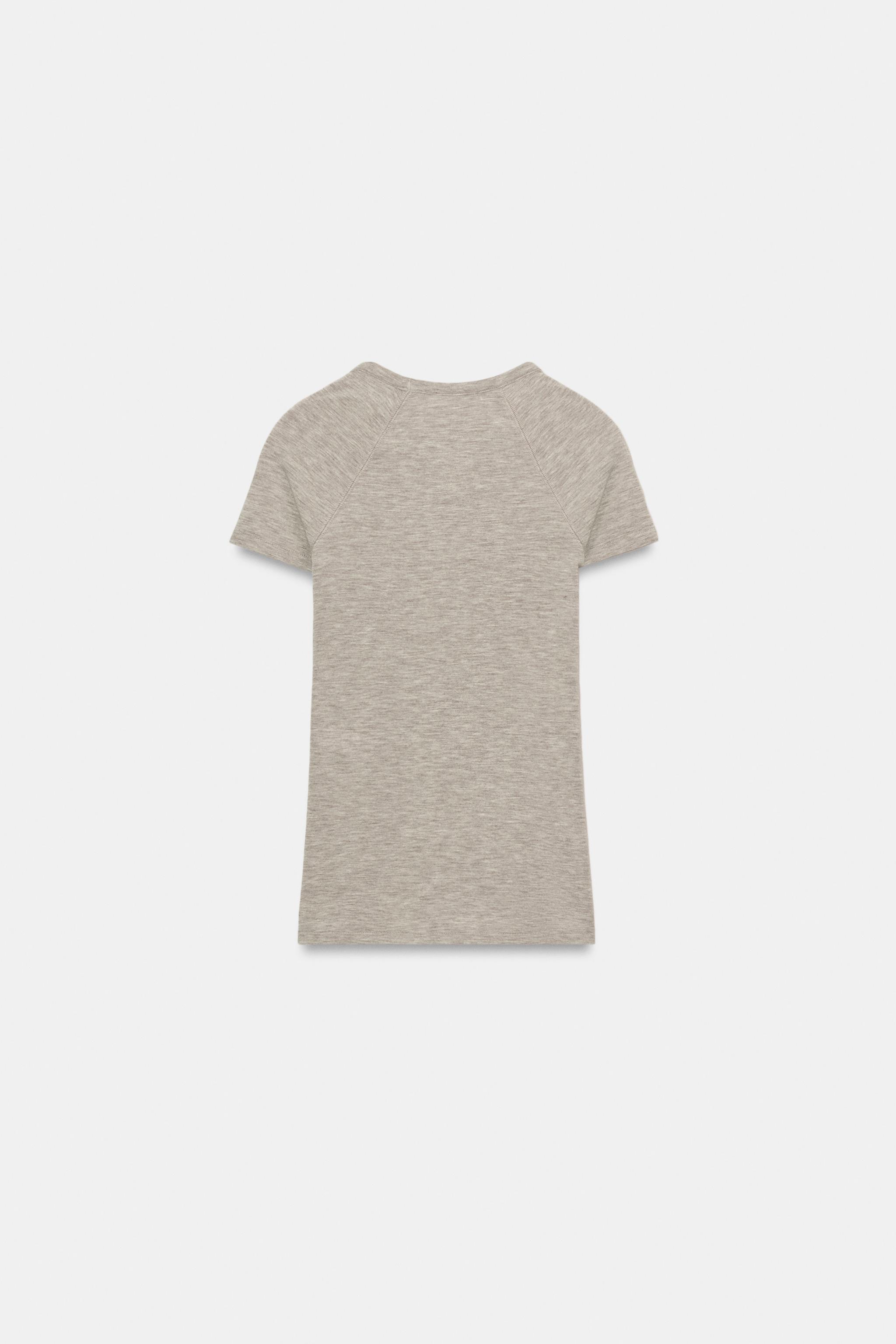 T-SHIRT À MANCHES COURTES RAGLAN