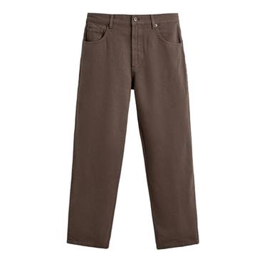 FADED STRAIGHT-LEG JEANS - Brown / Taupe by Zara