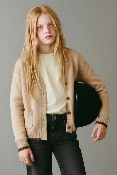 CÁRDIGAN PUNTO LANA LIMITED EDITION - Beige de Zara