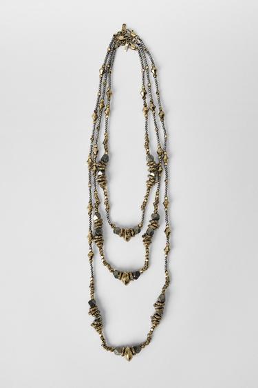 Zara 3-PACK OF NECKLACES KATE MOSS X ZARA - Golden - Image 0