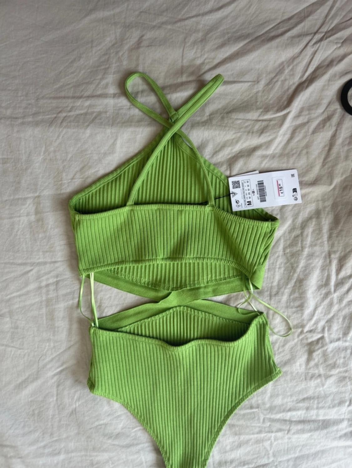 RIBBED CUT-OUT BODYSUIT - Image 4