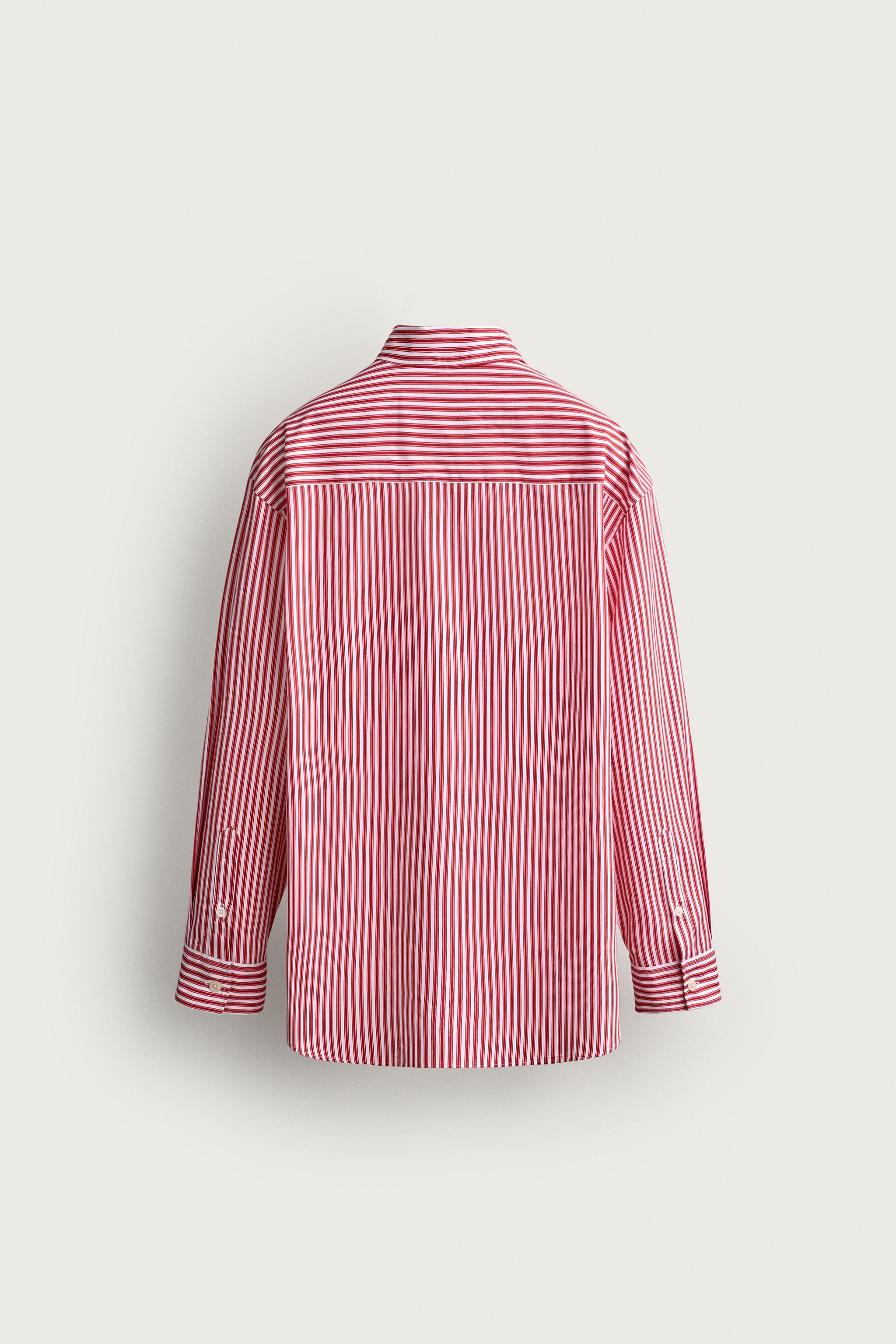CHEMISE BOXY FIT À RAYURES