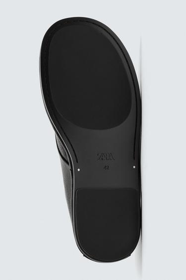 LEATHER SHOES LIMITED EDITION - Black by Zara - Image 4
