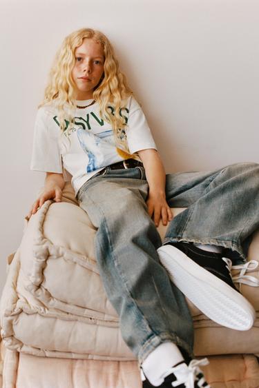 CAMISETA ESTAMPADO HIELOS - Blanco de Zara