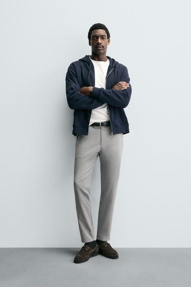 PANTALÓN SLIM FIT CONFORT - Gris de Zara - Imagen 0