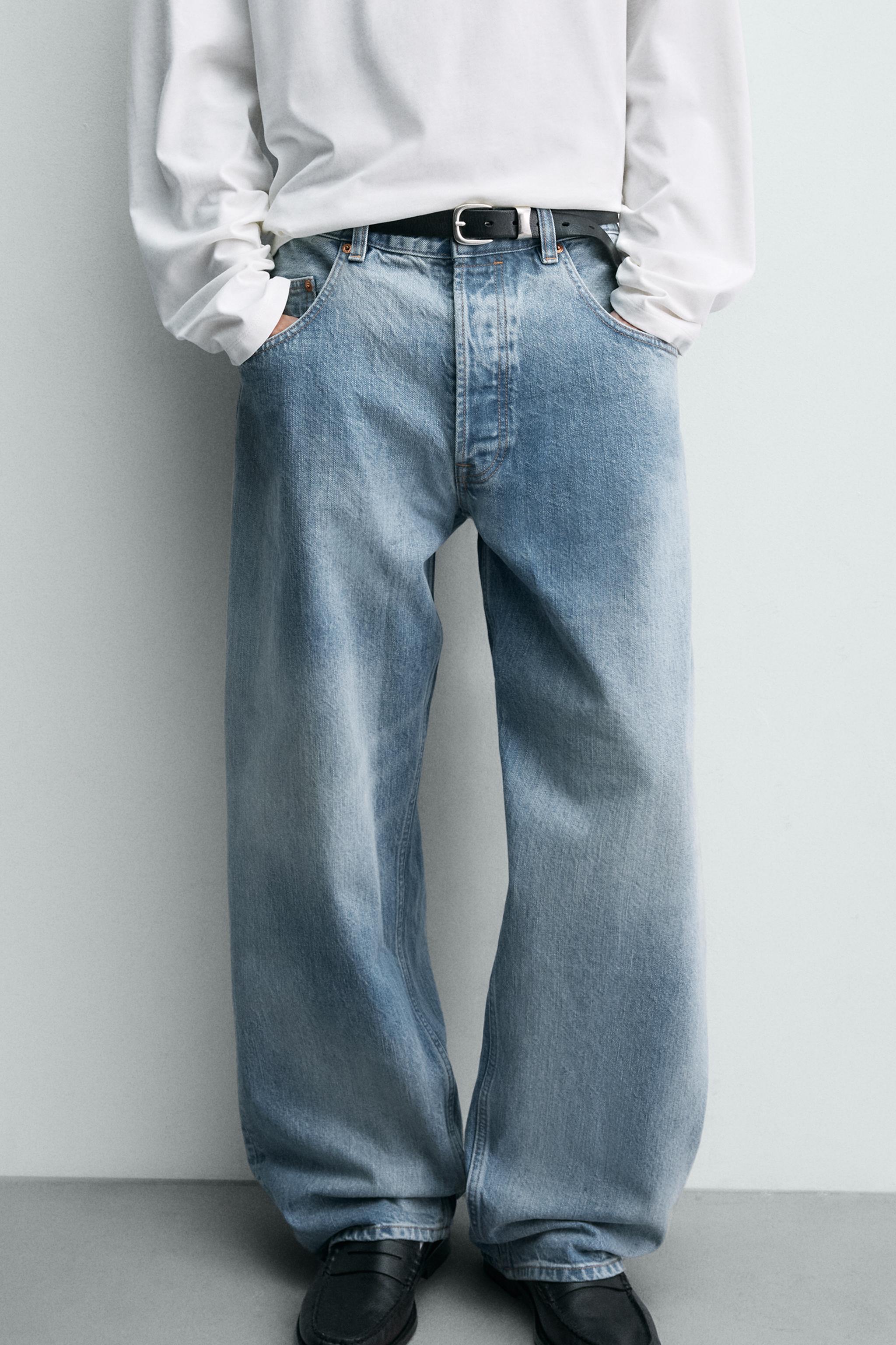 バギーフィットデニムパンツ - ブルー/インディゴ | ZARA Japan / 日本