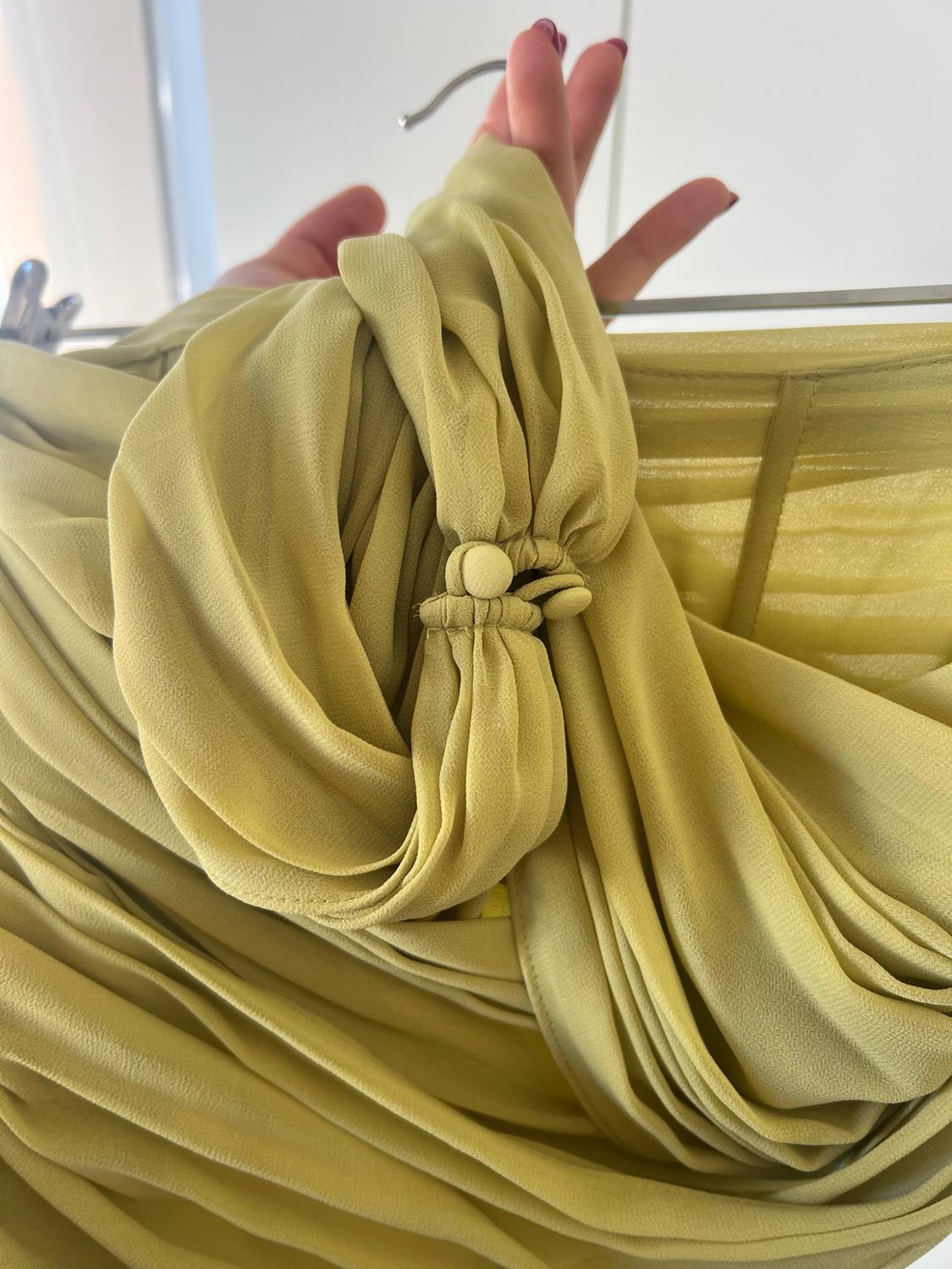 PLEATED HALTER DRESS - Image 3