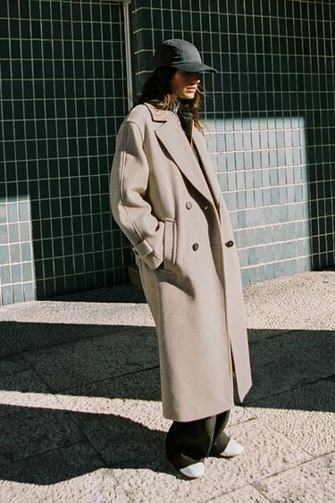 SOFT OVERSIZED COAT - Beige by Zara
