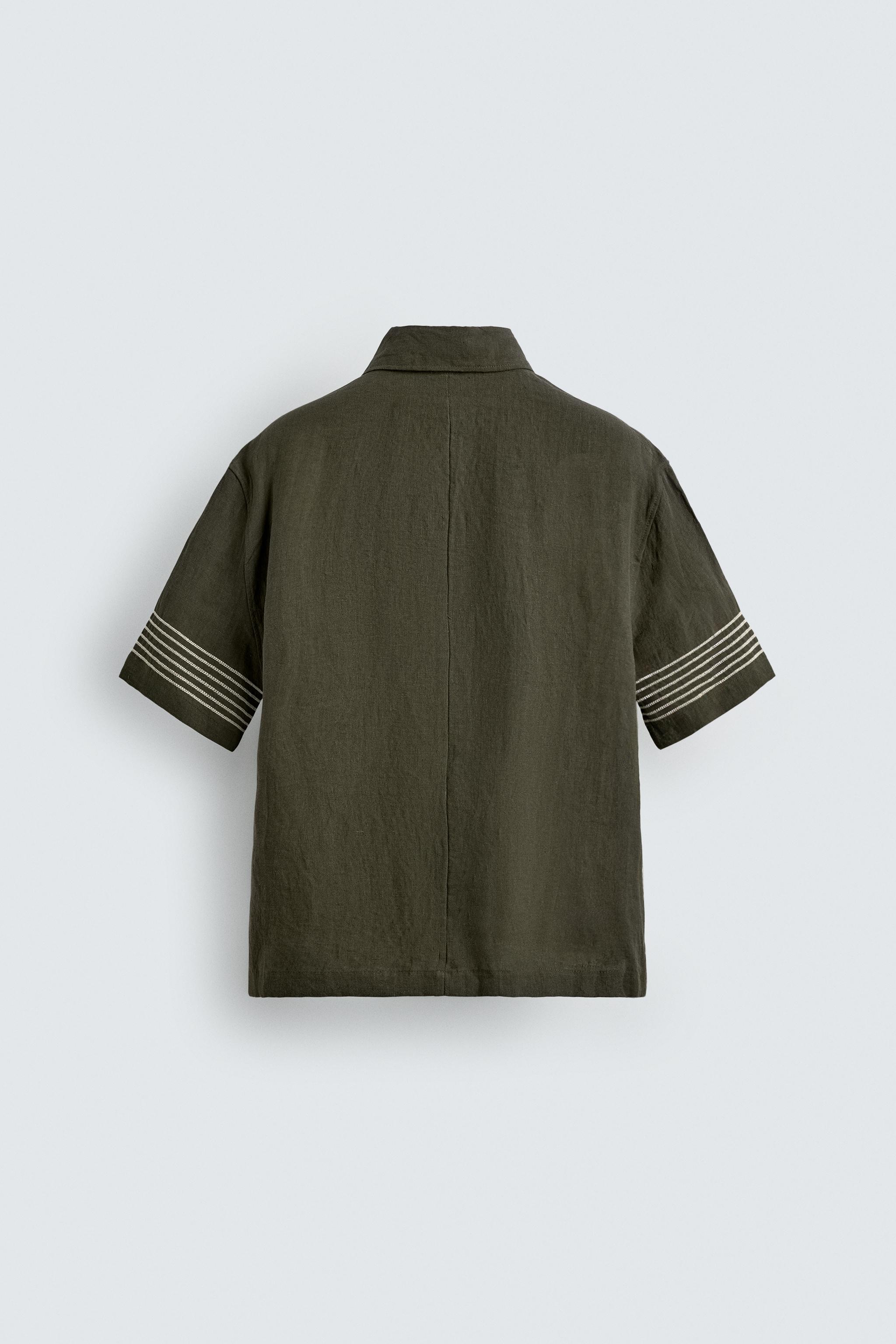 100% LINEN POLO SHIRT