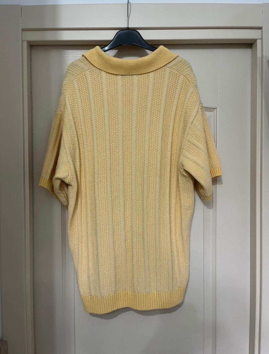 CROCHET KNIT POLO SHIRT - Image 2