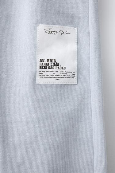 JOGGING TROUSERS WITH LABEL - Light grey by Zara - Image 3