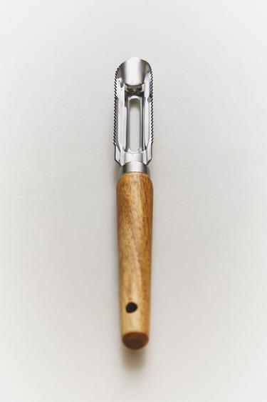 KITCHEN PEELER WITH WOODEN HANDLE - Brown by Zara - Image 5
