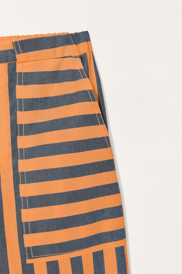 LIMITED EDITION STRIPED TROUSERS - Blue/White by Zara - Image 7