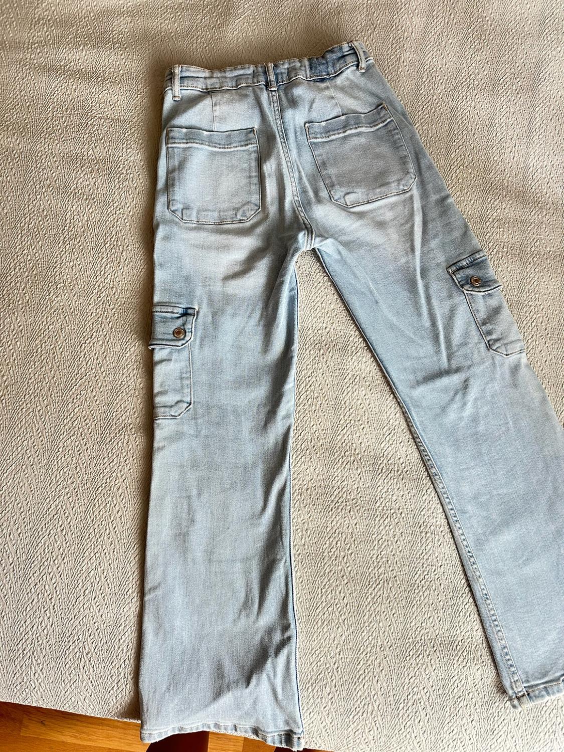 STRETCH FIT CARGO JEANS - Image 2