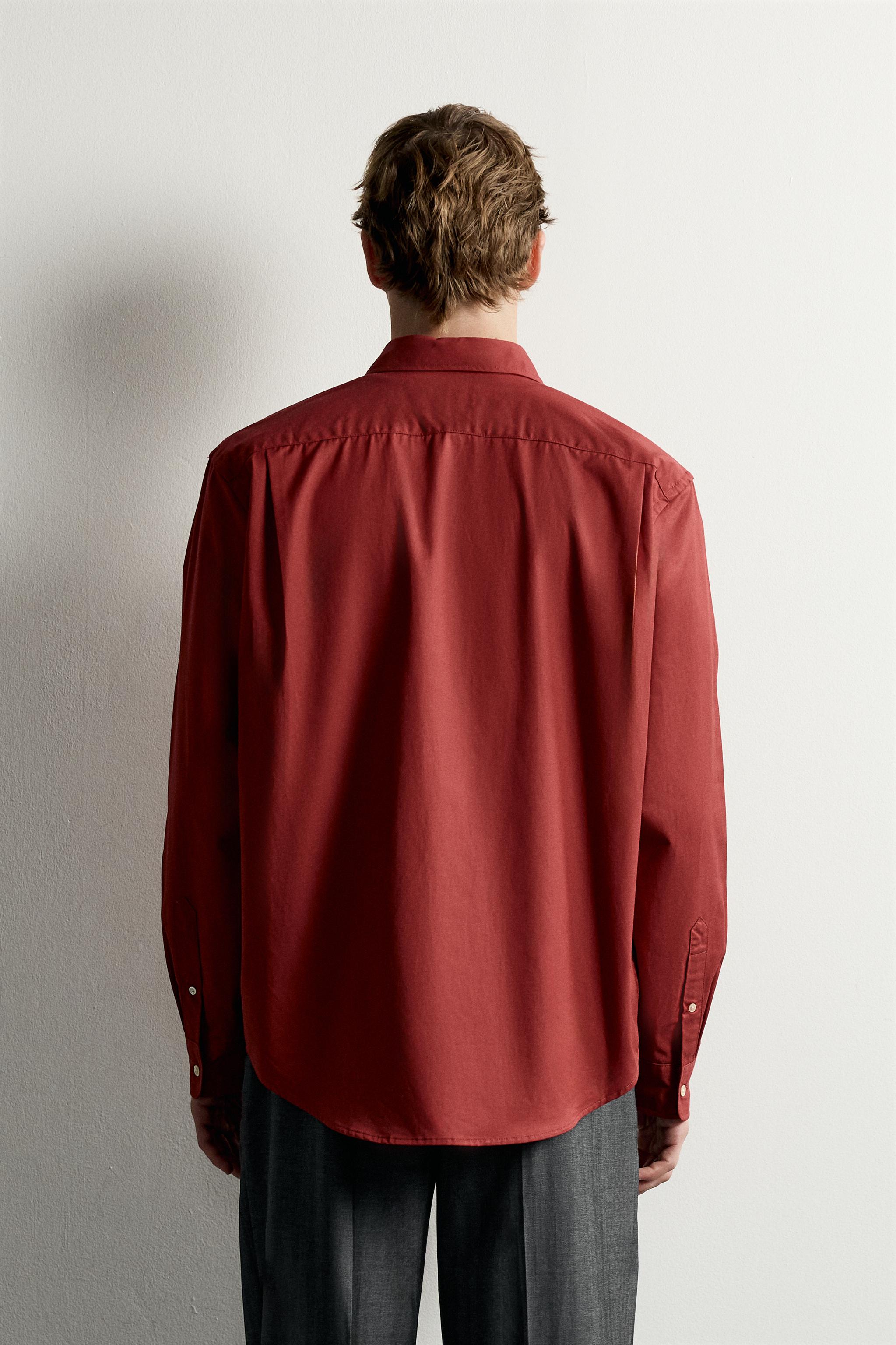 COTTON-LYOCELL RELAXED-FIT SHIRT