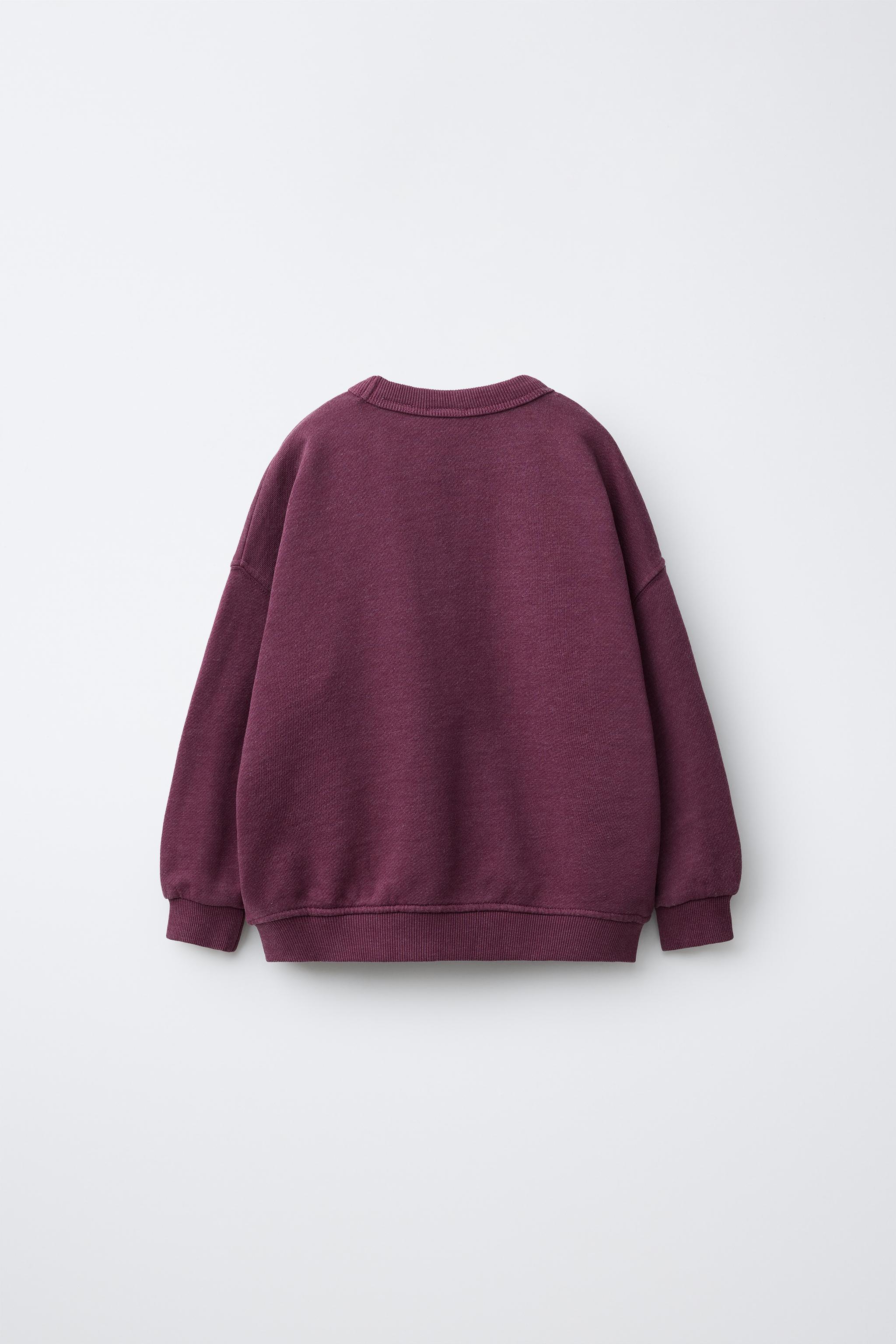 Sweat Zara Effet Bouclé Crème Or - Taille 164 - Occasion Très Bon état - Top BI820