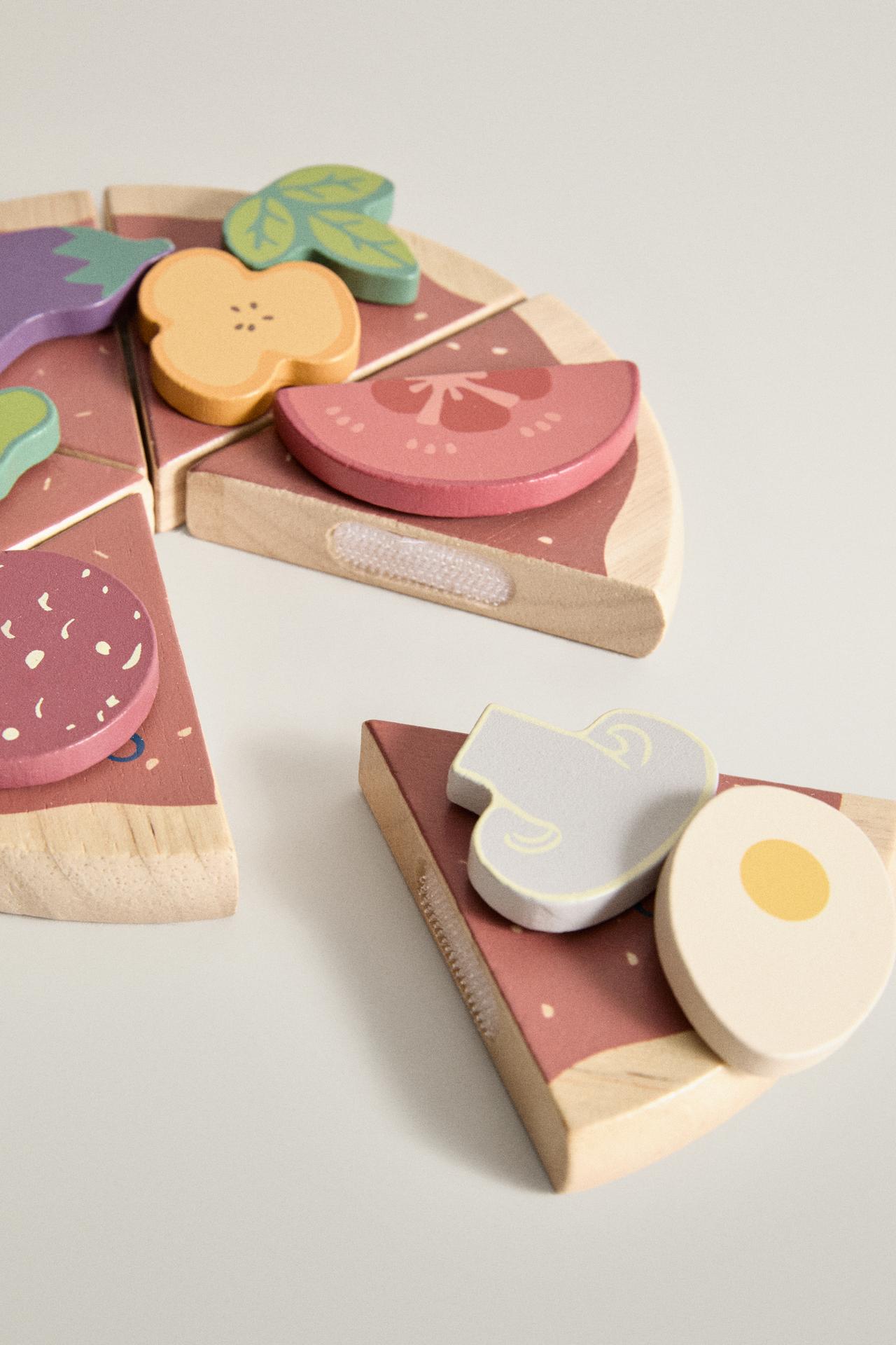 KIDS' PIZZA TOY — Multicolored