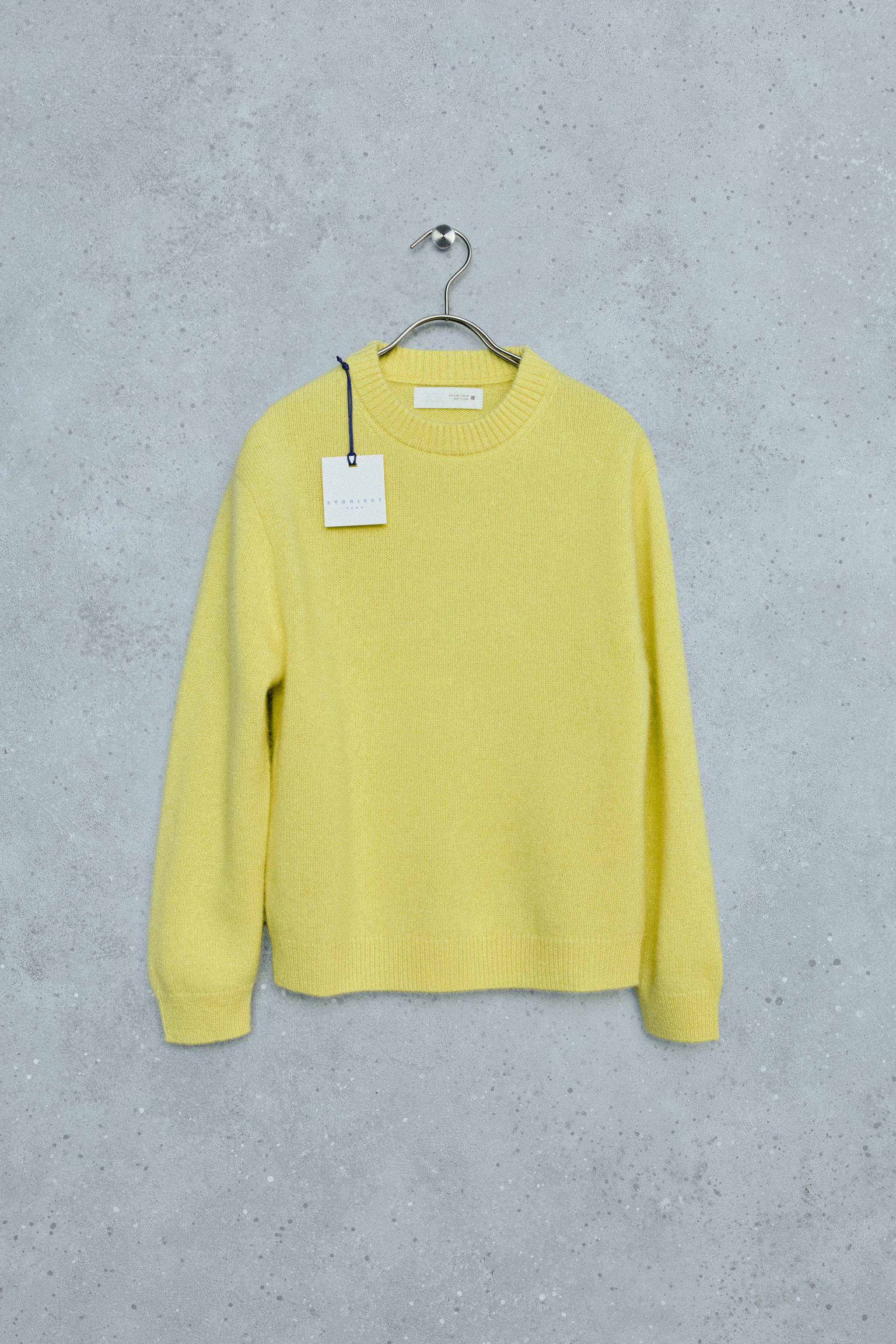 STORIESZ - 100%カシミヤニットセーター - イエロー | ZARA Japan / 日本