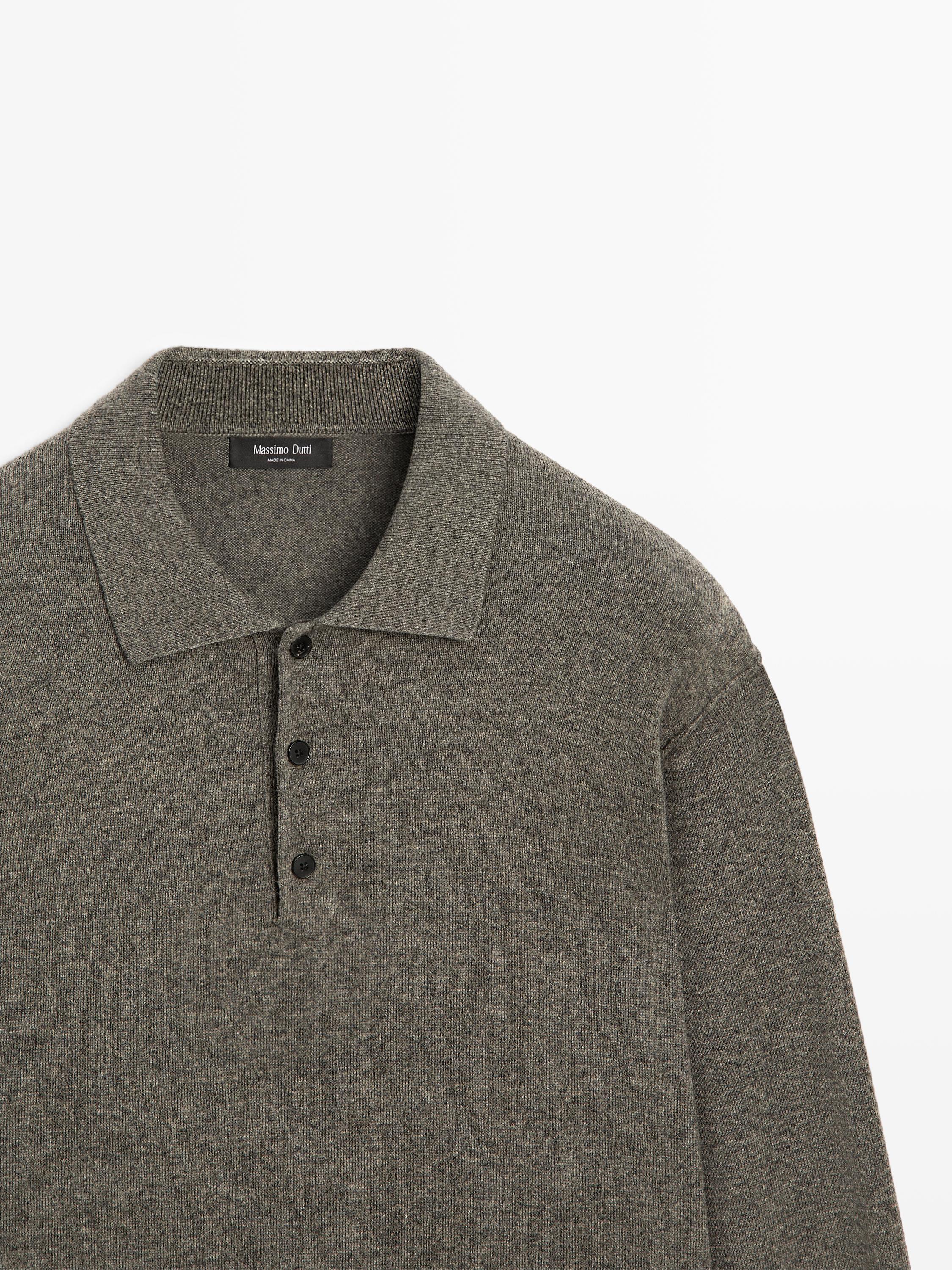 Yak wool blend knit sweater