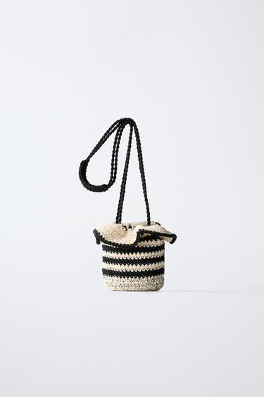 HÄKEL-UMHÄNGETASCHE - Weiß von Zara