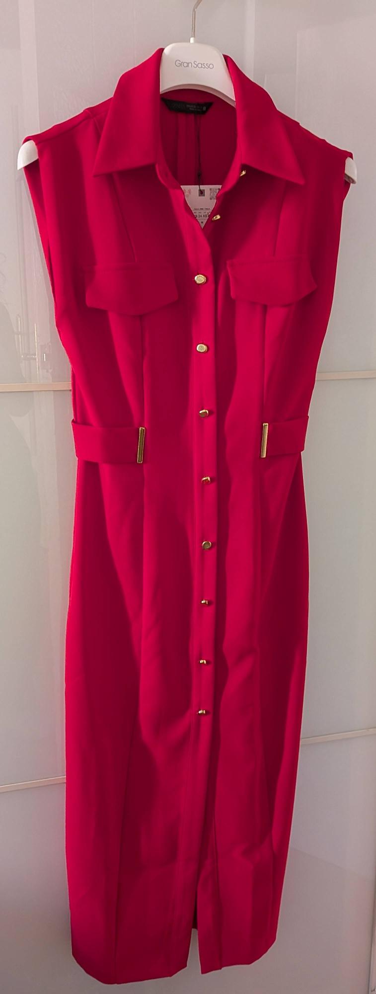 CREPE MIDI FITTED DRESS - Image 5