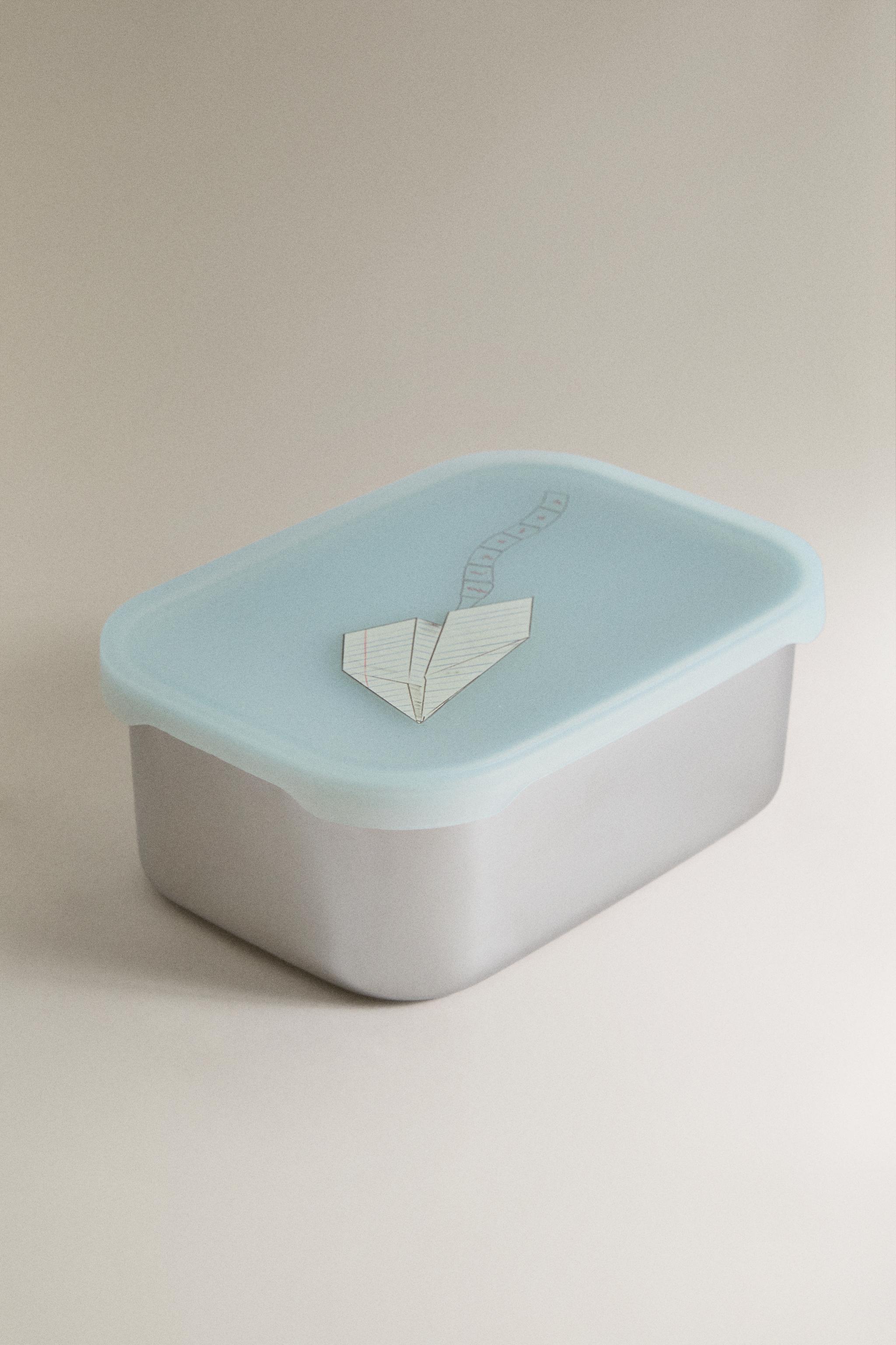 KIDS' PAPER AIRPLANE LUNCHBOX — Multicolored