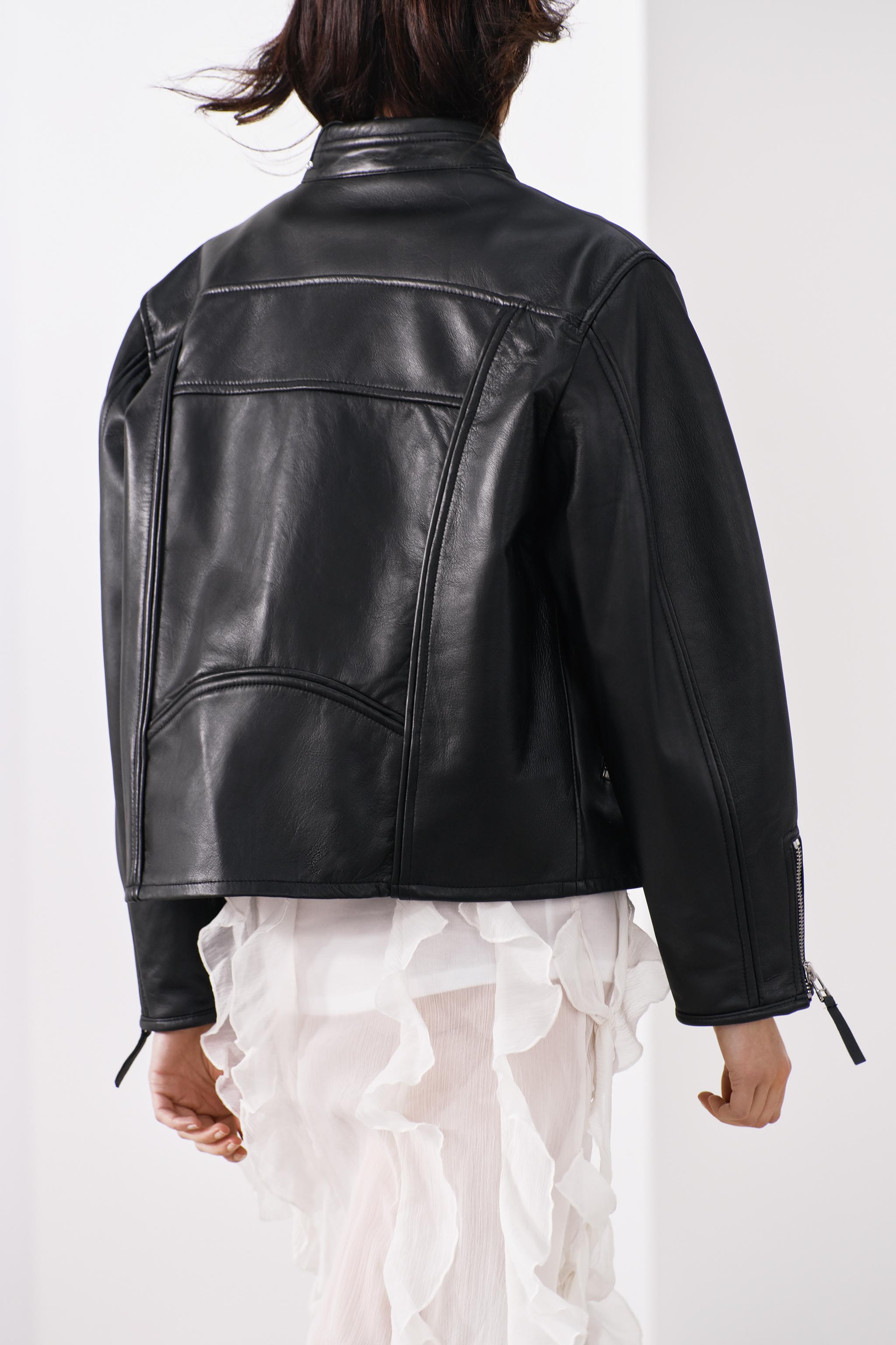 Leather jacket ladies store zara