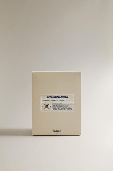 (155 G) BOUGIE PARFUMÉE ENCENS & ORANGE - Orange foncé de Zara - Image 3