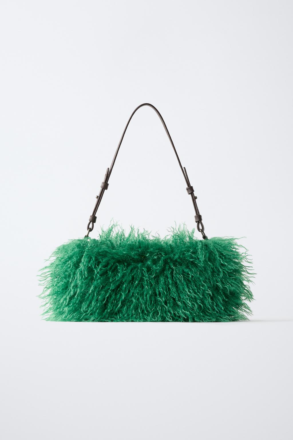 SHEEPSKIN SHOULDER BAG