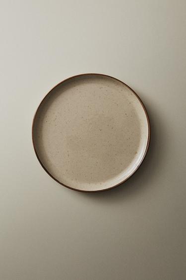 ASSIETTE À DESSERT GRÈS - Écru clair de Zara - Image 4